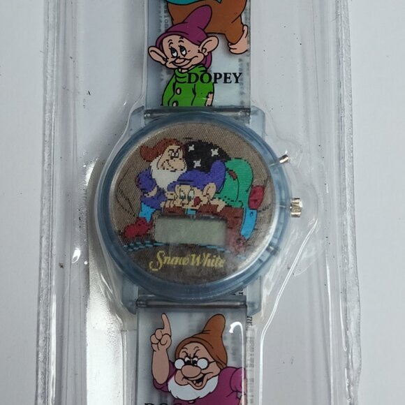 Walt Disney Snow White Digital Watch Still In Original Package Vintage Promo‎ - Picture 1 of 9